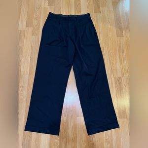 Dress pants with bottom cuff